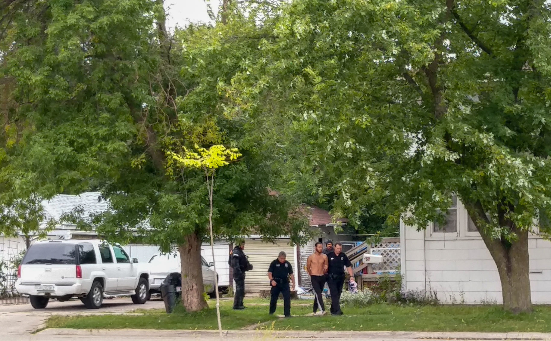 Man in custody